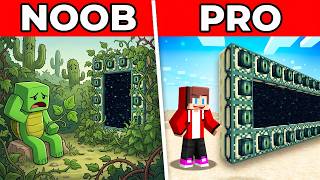 JJ And Mikey NOOB vs PRO Survival Battle in Minecraft Maizen