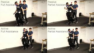 Towards Variable Assistance for Lower Body Exoskeletons: Supplemental Video