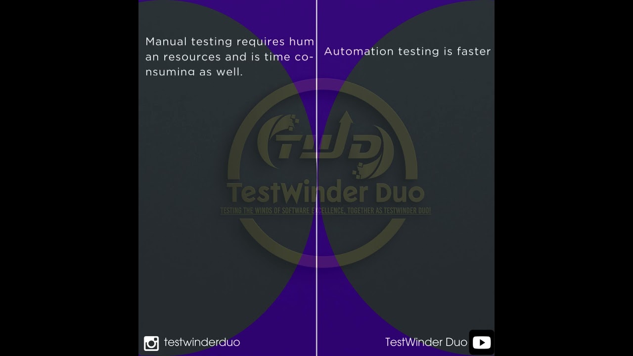 MANUAL TESTING vs AUTOMATION TESTING