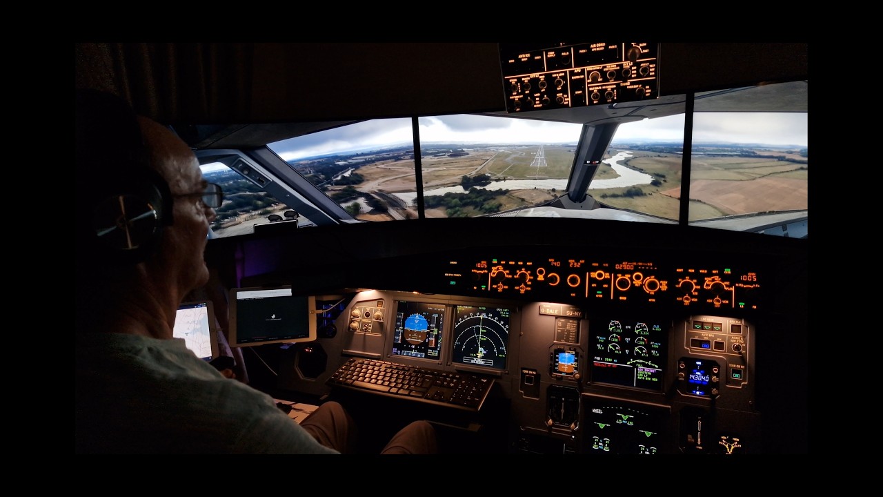 MSFS2024 Descent and Approach into EGPF Glasgow Airport using Beyond ATC