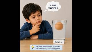 floating egg experiment.