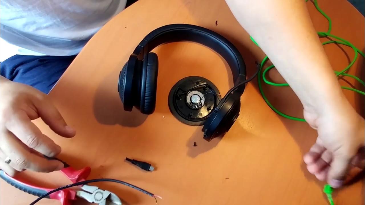 Leven van hoek worm Fix your headphones - the easy way Kraken Razer Headphones fix - YouTube