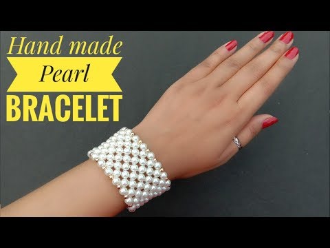 Easy to Make Beads Jewelry // Making Beaded Bangle Bracelet // Moti Ka  Bracelet Banana - YouTube