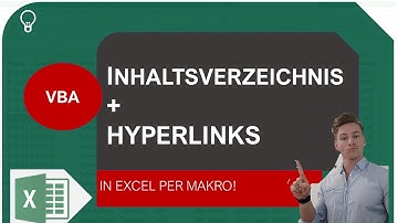 Excel VBA I Inhaltsverzeichnis mit Hyperlinks mit VBA erstellen I Excelpedia