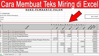 how to italicize or italicize text in Excel