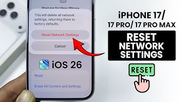 How to Reset Netwrok Settings on iPhone 17 / 17 Pro Max