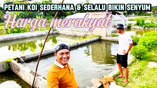Petani koi sederhana \u0026 murah senyum ‼️harga koi di tempat ini merakyat 