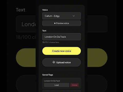 Voice Tag Studio walkthrough video