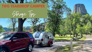 Teardrop Camper Storage Tips — What I Learned on a 12-Day Trip