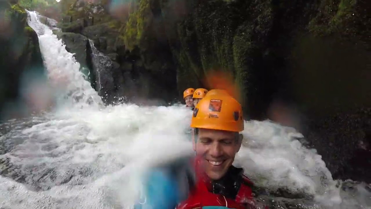 Canyoning with a group