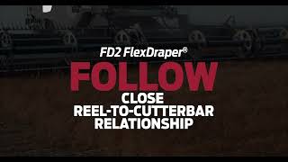 MacDon FD2 FlexDraper® | Follow | Reel to Cuttterbar Relationship