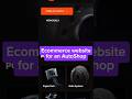 Ecommerce website for an AutoShop