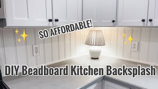 ✨🏡 DIY Beadboard Backsplash | Transforming Our Farmhouse Kitchen  