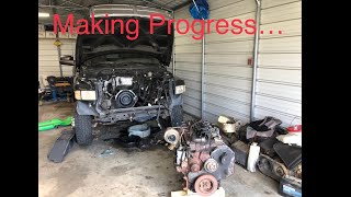 Dodge 24v Cummins Engine Removal