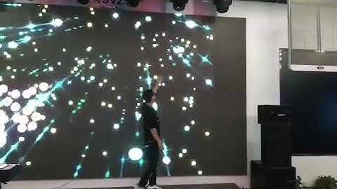 #LEDWallInteractive LED Wall interactive large screen 3*8m max up 6 screens touch auto calibration