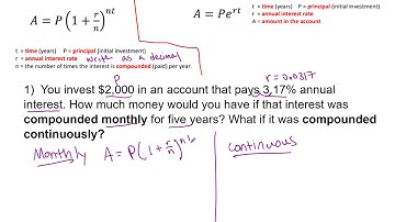 Exponential Functions: Word Problems