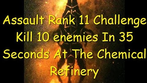 Ghost Recon Breakpoint Assault Rank 11 Challenge Kill 10 In 35 Seconds At The Chemical Refinery