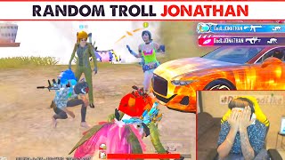 RANDOM TROLL JONATHAN GAMING | JONATHAN GAMING BEST RANDOM REACTION BGMI GAMEPLAY - LION x YT