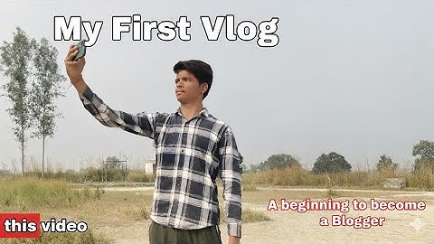 MY FIRST VLOG 😋 !! PLEASE WATCH 😇 #vlogs 