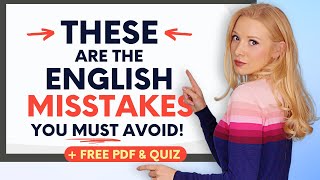 Eliminate these 3 English Mistakes to Speak Clearly (Easy Fix + Test!)