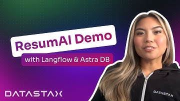 How to Build an AI Resume Assistant in 15 minutes with Langflow and Astra DB!