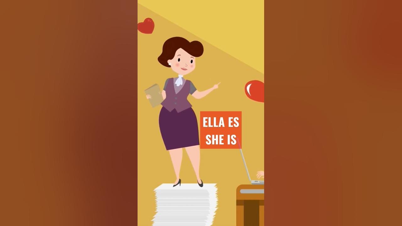 how-to-say-ella-es-in-spanish-shorts-spanishlessons-spanishgrammar
