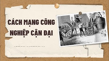 Mẫu slide PowerPoint Cách mạng công nghiệp cận đại cho thuyết trình