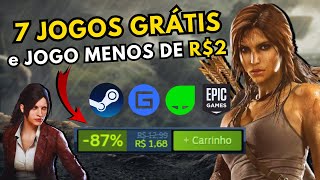 12 jogos GRÁTIS na STEAM, GOG e EPIC GAMES, além de jogos por menos de 20  reais 