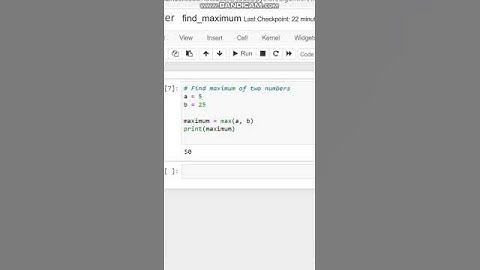 Find maximum of two numbers code in python scratch / find maximum of two numbers Python / #shorts