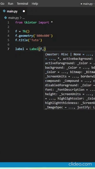 Comment faire une interface graphique en Python avec tkinter ! #shorts ...