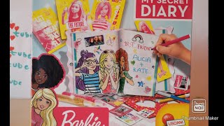 Lisciani Giochi- Barbie My Secret Diary Gioco Creativo LISCIANI GIOCHI