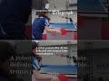 Robot defeats elite human table tennis players
