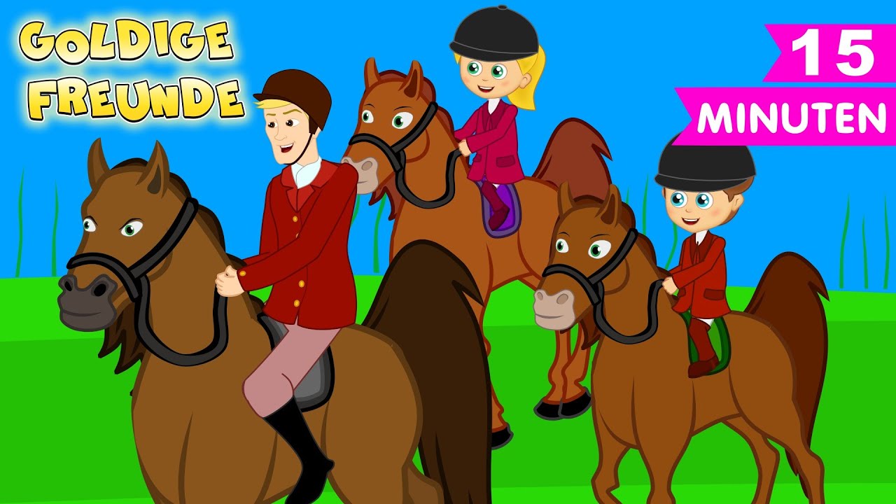 Hoppe Hoppe Reiter sammlung | Goldige Freunde Kinderlieder zum Mitsingen