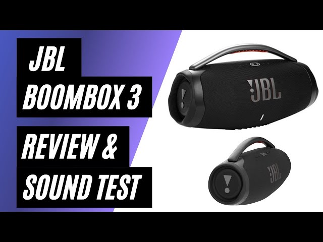 JBL Boombox 3, Portable speaker