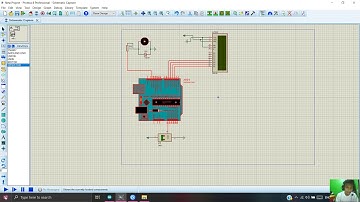 Rangkaian Arduino Kipas Otomatis dengan Sensor Suhu - PROTEUS 8