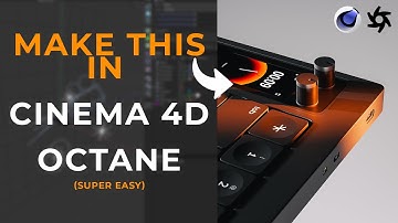How to make a SUPER SIMPLE product render in Cinema 4D & Octane.