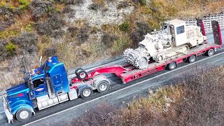 Massive oversize load takes on Porters Pass - by Drone by geoffmackley 5,911 views 3 weeks ago 4 minutes, 52 seconds