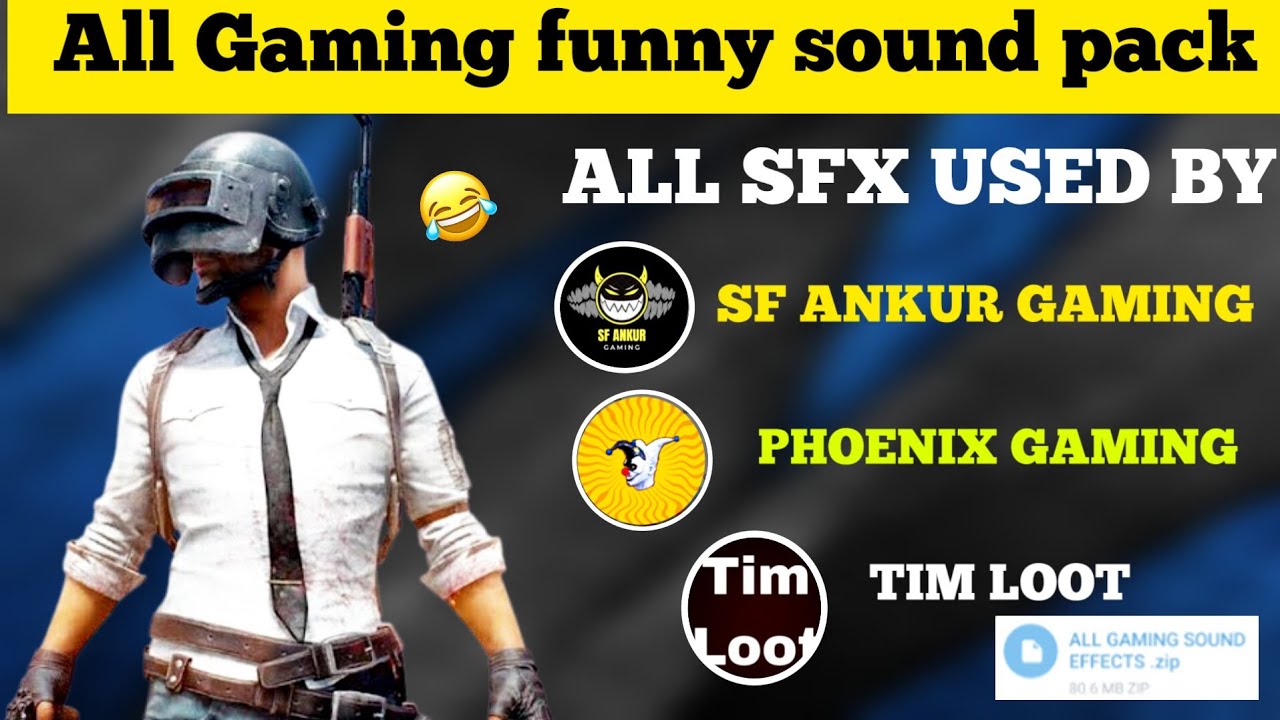 ALL FUNNY GAMING SOUND EFFECTS | BGMI FUNNY VOICE PACK #freefire # ...