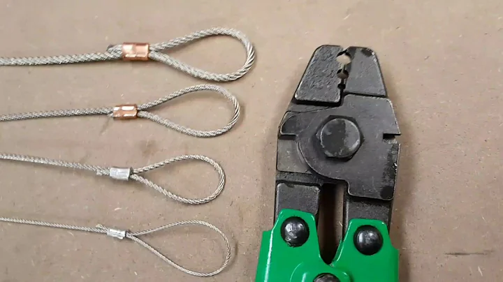 Steel Wire Rope Mini Crimping Tool 1mm 1.5mm 2mm 2.5mm