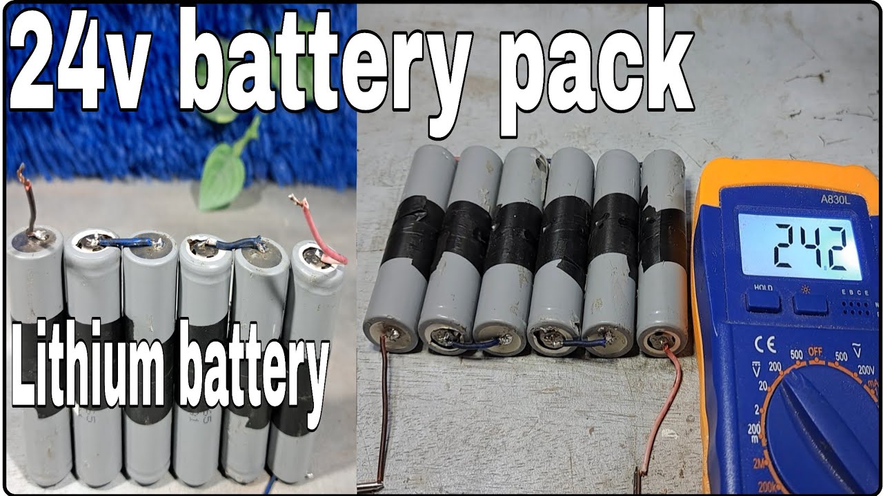 How to make 24volt battery at home #lithiumbattery - YouTube