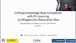 Unifying Knowledge Base Completion with PU Learning to Mitigate the Observation Bias - AAAI22