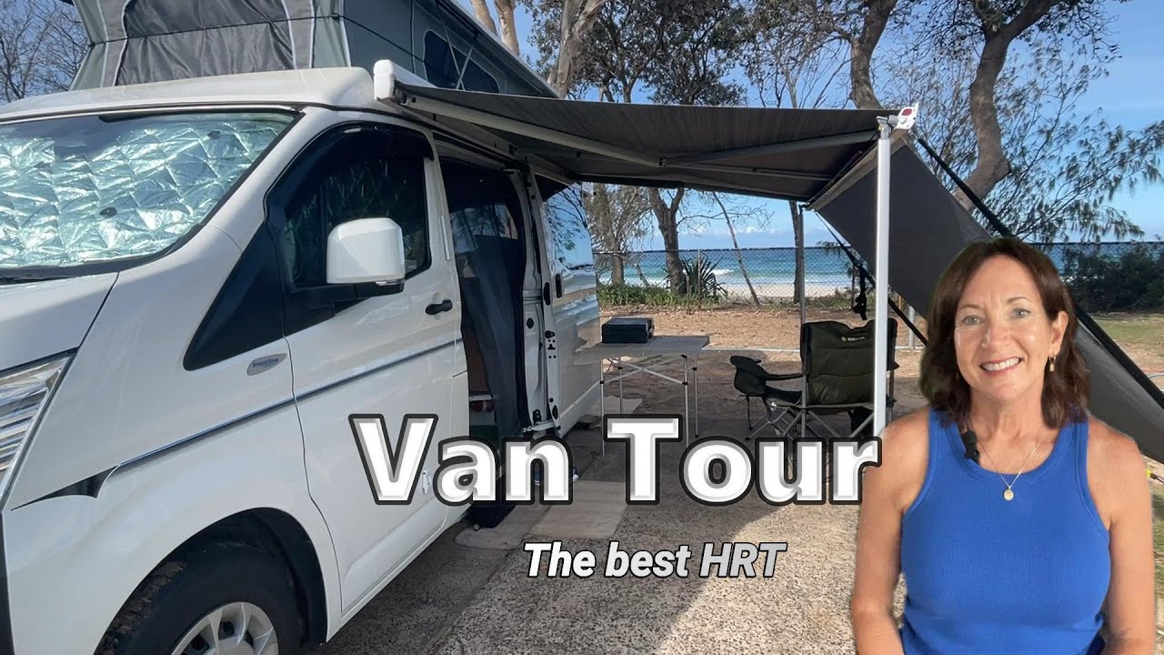 VAN TOUR and the BEST HRT | Part-Time SOLO FEMALE travelling in a Toyota Hiace CAMPERVAN