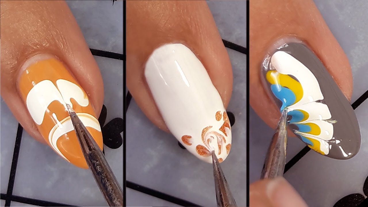 7. Floral Nail Art Ideas Using Dotting Tools - wide 6