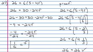 Alg 1 Pg. 98 #27
