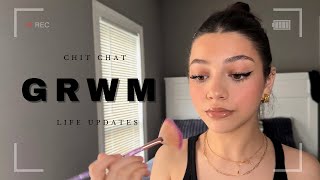 GRWM life update...summer plans, current goals for my channel