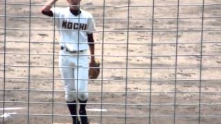 【2015年侍ジャパンU-15代表】MAX137キロ！2015/05/17中屋友那(中村小→高知中)