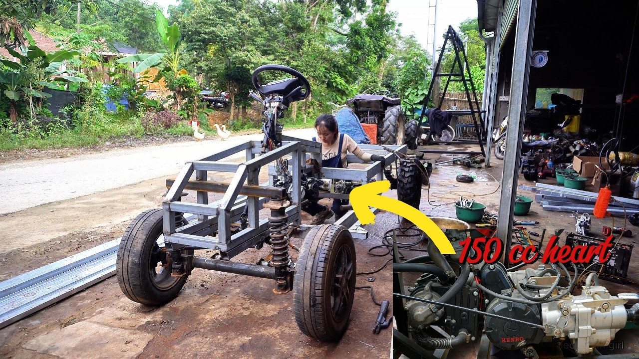 I built an off-road vehicle with a 150cc engine. Here's how I did it | Part 2