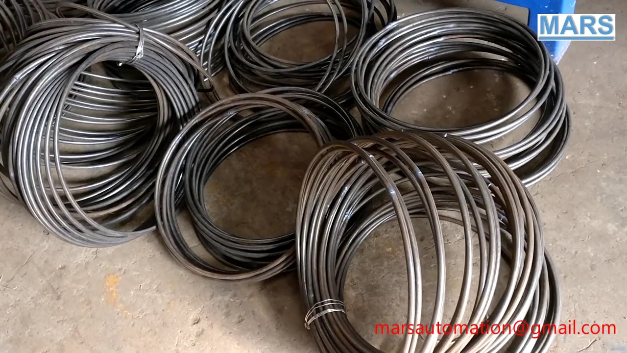 12mm Wire Ring Automatic Butt Welding Machine - YouTube