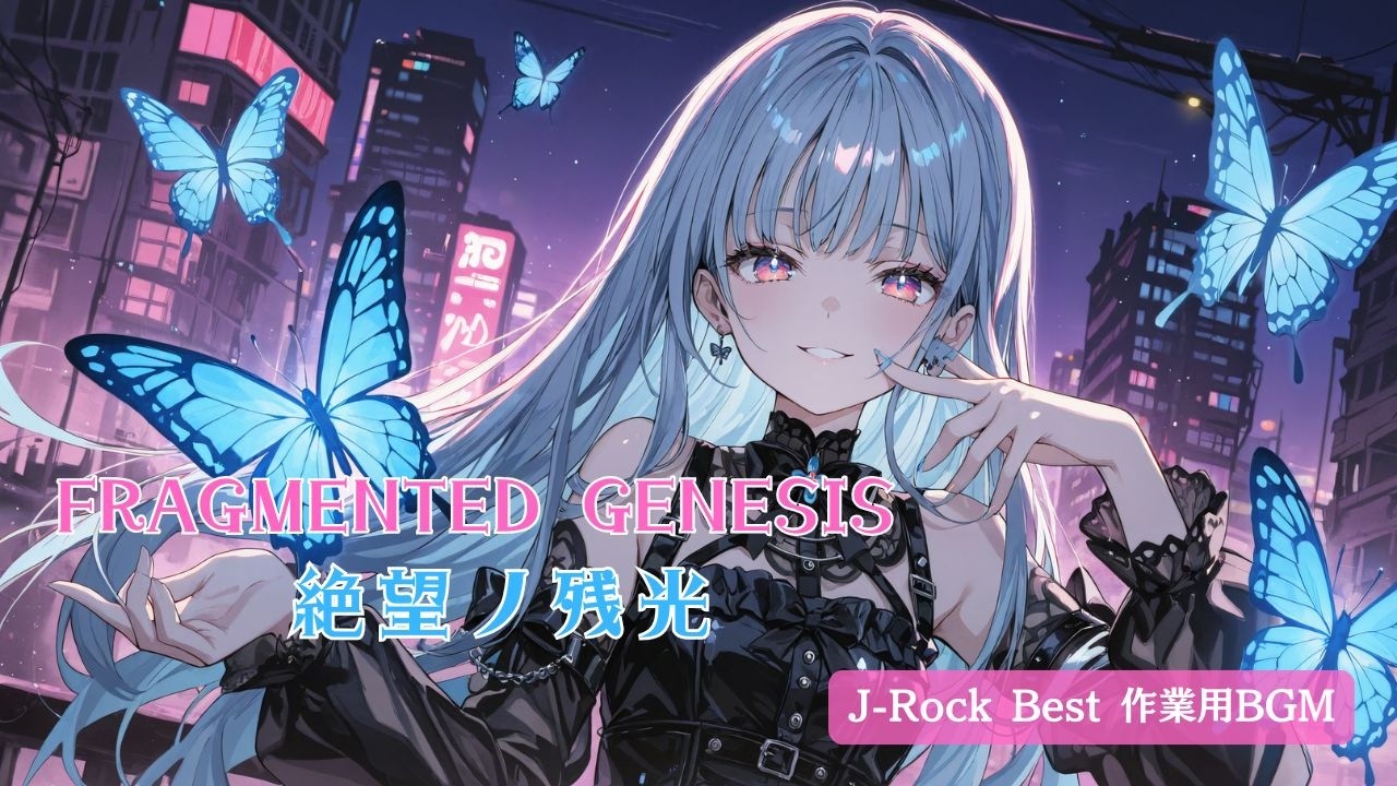 【Playlist】Luminous Despair - 絶望ノ残光｜Gothic × Neon Electronic J-Rock｜作業用BGM｜アニソン風