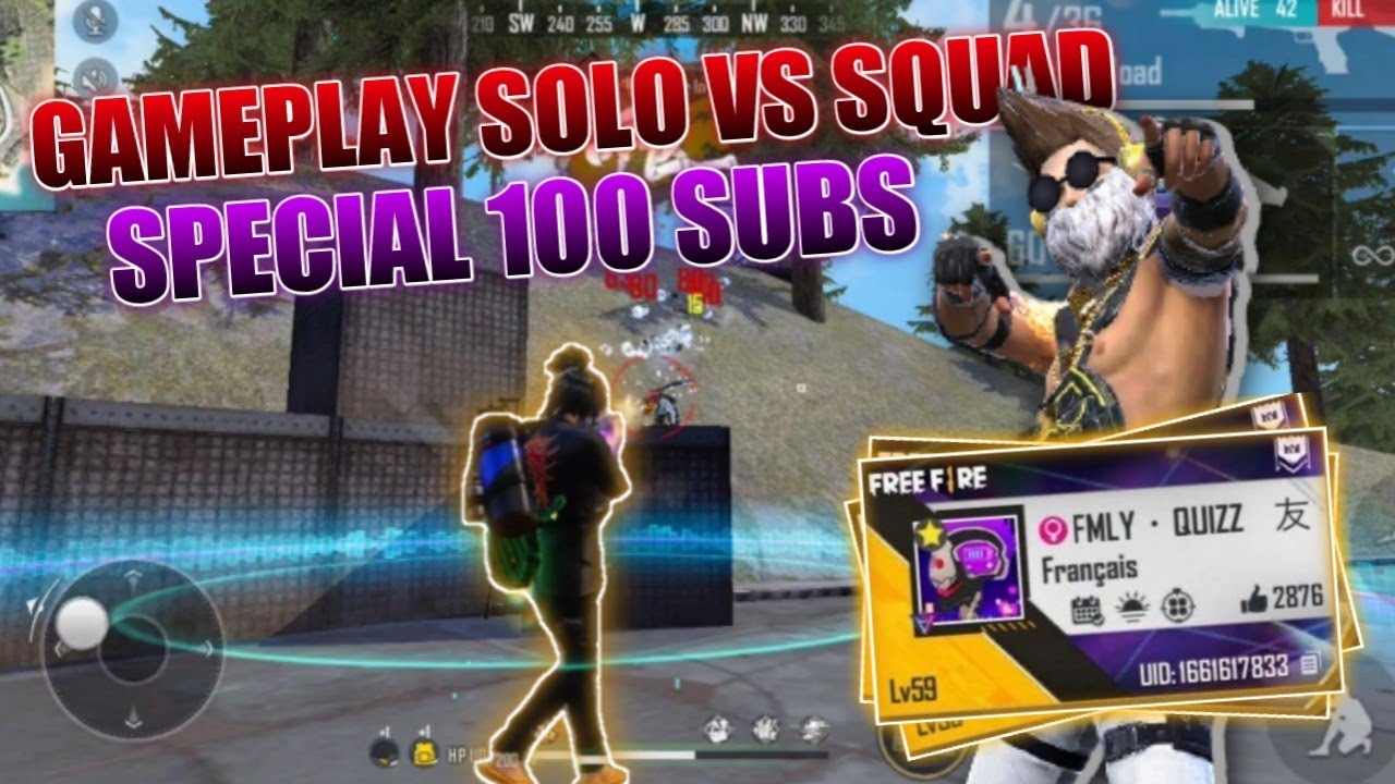 GAMEPLAY SOLO VS SQUAD 🖤 || BOOYAH KA!!??🗿 || FREE FIRE MALAYSIA 🇲🇾 ...